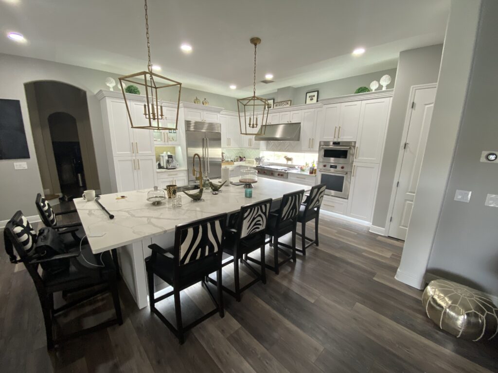 Completed kitchen renovation by Dreamwerx Kitchen & Bath